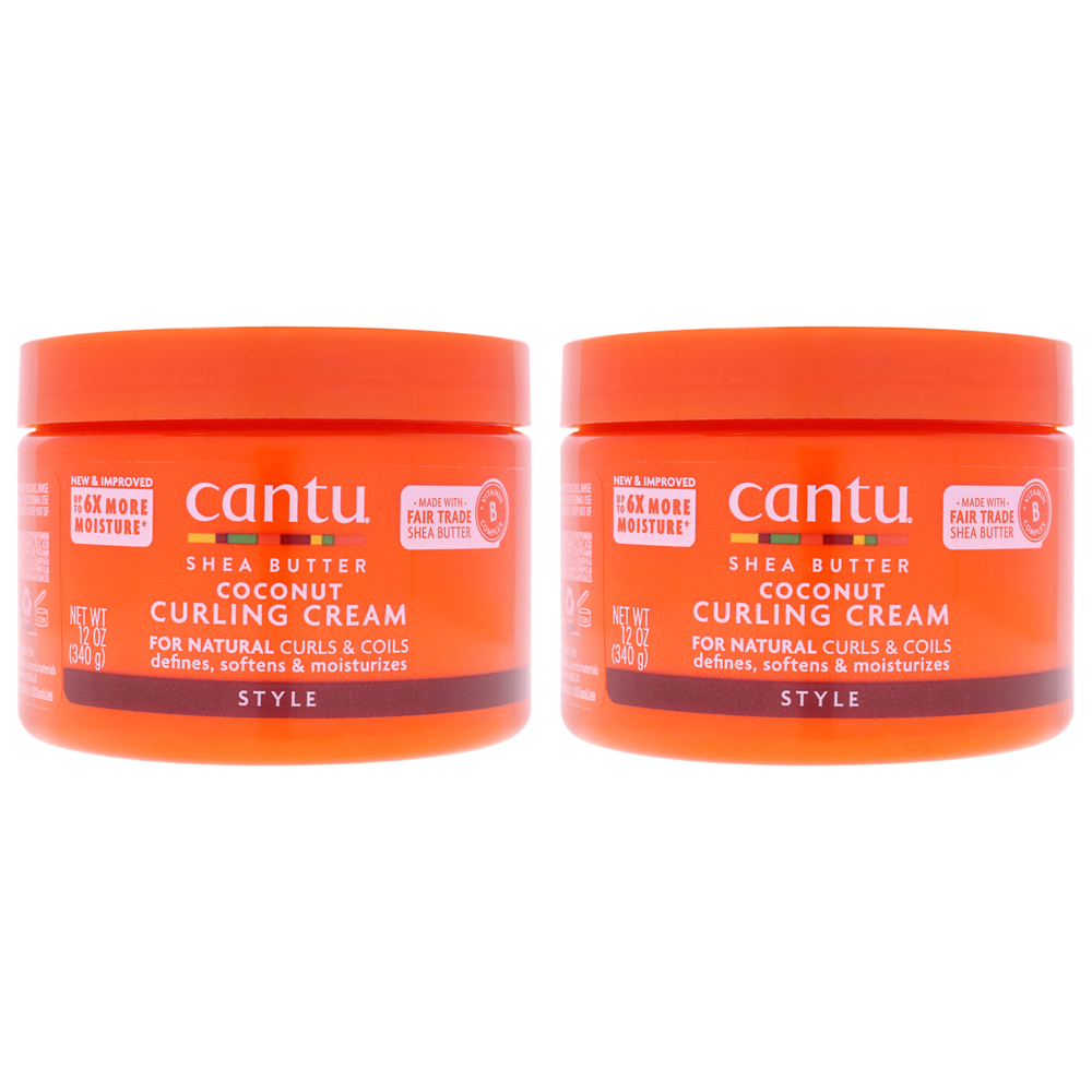 Shea Butter Coconut Curling Cream by Cantu for Unisex - 12 oz Cream -